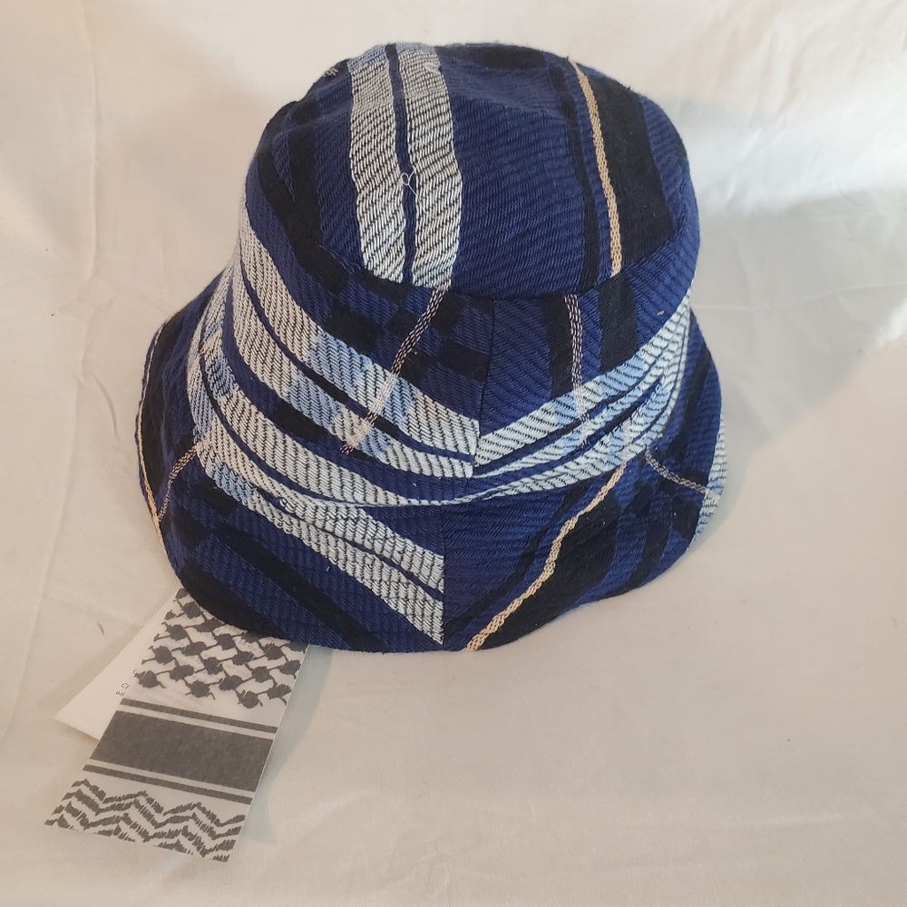Cecilie Copenhagen Bucket Hat Plaid New with Tags